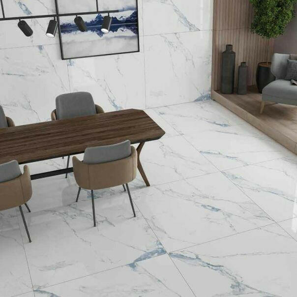 24x48 Lavessa Polished Marble Look Porcelain Tile 24x48 Lavessa Polished Marble Look Porcelain Tile - American Tile Depot