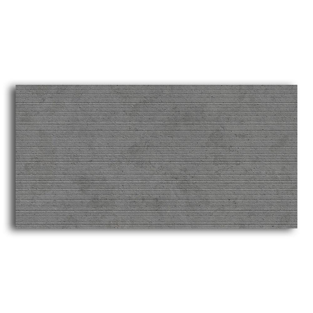 24x48 Limestone Anthracite Structured Porcelain Wall Tile 24x48 Limestone Anthracite Structured Porcelain Wall Tile - American Tile Depot
