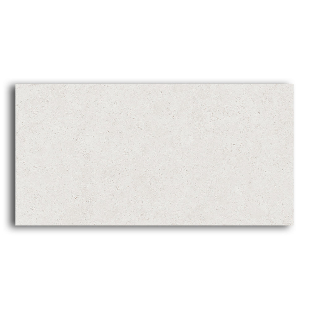 24x48 Limestone White Natural Porcelain Tile