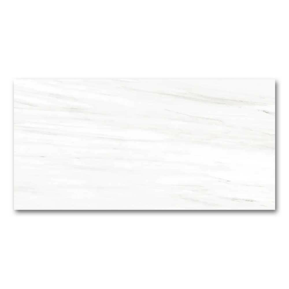 24x48 Lustra White Marble Look Glossy Porcelain Tile 24x48 Lustra White Marble Look Glossy Porcelain Tile - American Tile Depot