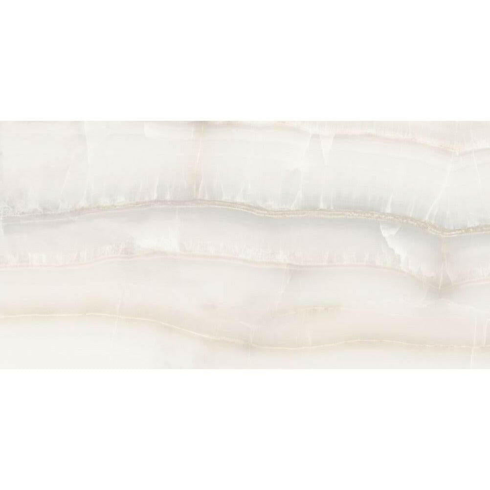 24x48 Mariselle White Polished Onyx Look Porcelain Tile 24x48 Mariselle White Polished Onyx Look Porcelain Tile - American Tile Depot