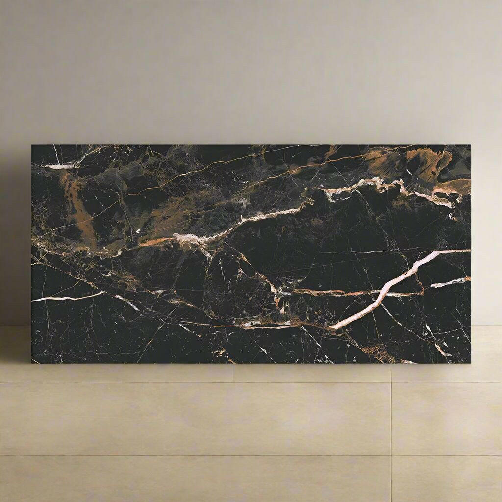 24x48 Markina Gold Polished Marble Look Porcelain Tile 24x48 Markina Gold Polished Marble Look Porcelain Tile - American Tile Depot