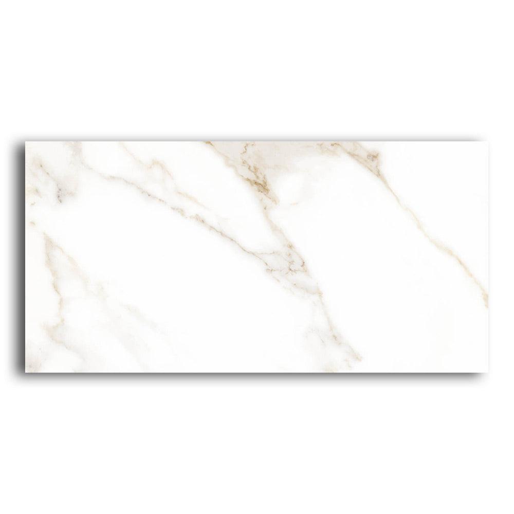 24x48 Marmi Lux Calacatta Gold Natural Marble Look Porcelain Tile 24x48 Marmi Lux Calacatta Gold Natural Marble Look Porcelain Tile - American Tile Depot