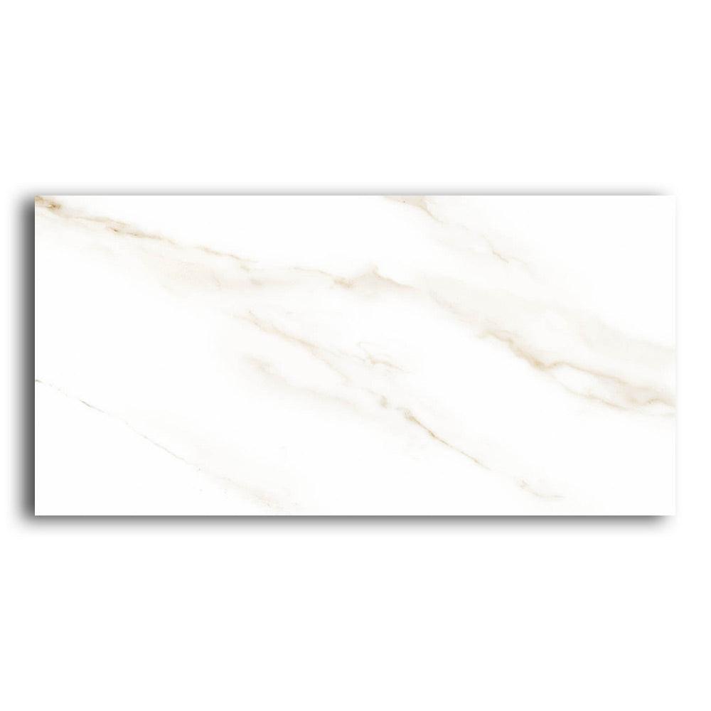 24x48 Marmi Lux Calacatta Gold Polished Marble Look Porcelain Tile 24x48 Marmi Lux Calacatta Gold Polished Marble Look Porcelain Tile - American Tile Depot