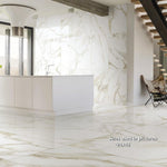 24x48 Marmi Lux Calacatta Gold Polished Marble Look Porcelain Tile 24x48 Marmi Lux Calacatta Gold Polished Marble Look Porcelain Tile - American Tile Depot