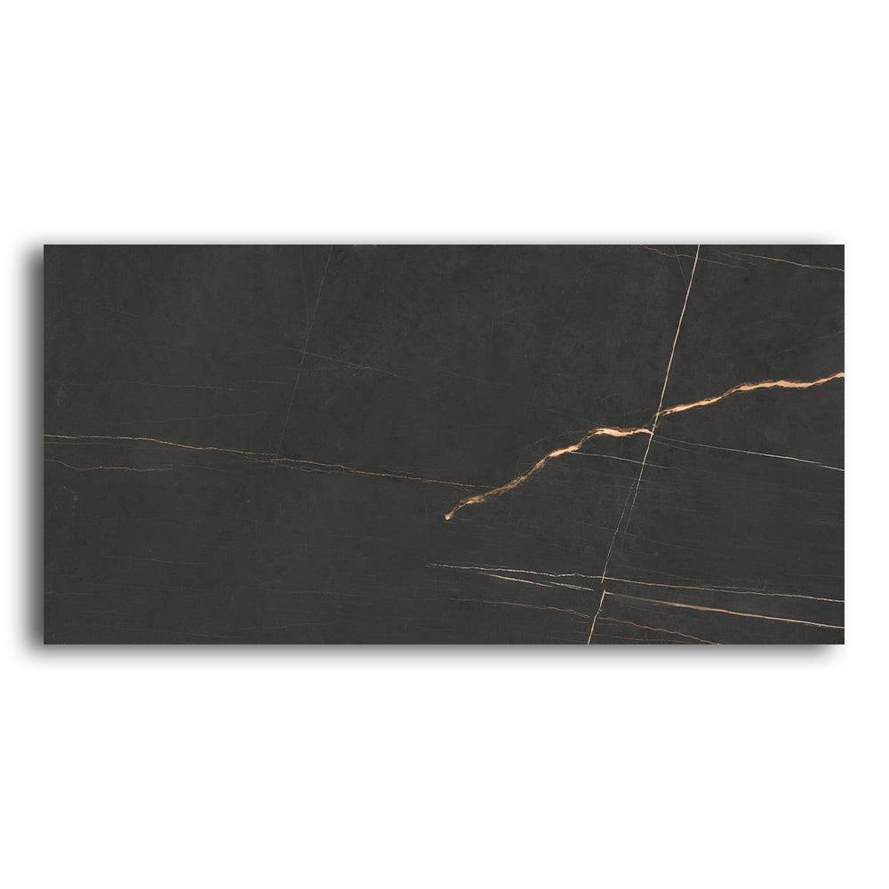 24x48 Marmi Lux Sahara Noir Polished Marble Look Porcelain Tile 24x48 Marmi Lux Sahara Noir Polished Marble Look Porcelain Tile - American Tile Depot