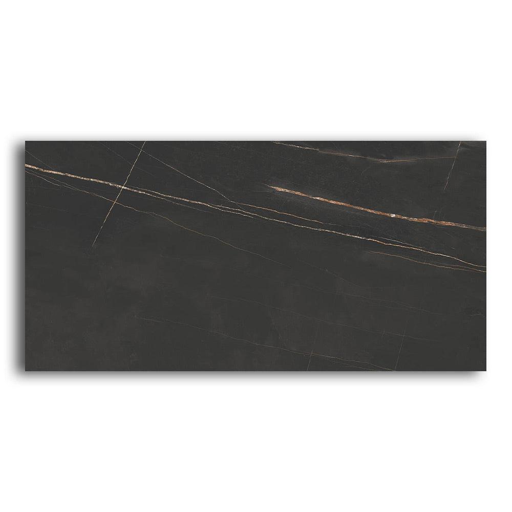24x48 Marmi Lux Sahara Noir Polished Marble Look Porcelain Tile 24x48 Marmi Lux Sahara Noir Polished Marble Look Porcelain Tile - American Tile Depot