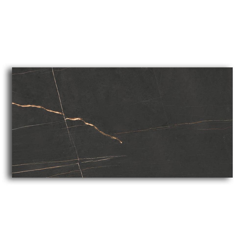 24x48 Marmi Lux Sahara Noir Polished Marble Look Porcelain Tile 24x48 Marmi Lux Sahara Noir Polished Marble Look Porcelain Tile - American Tile Depot