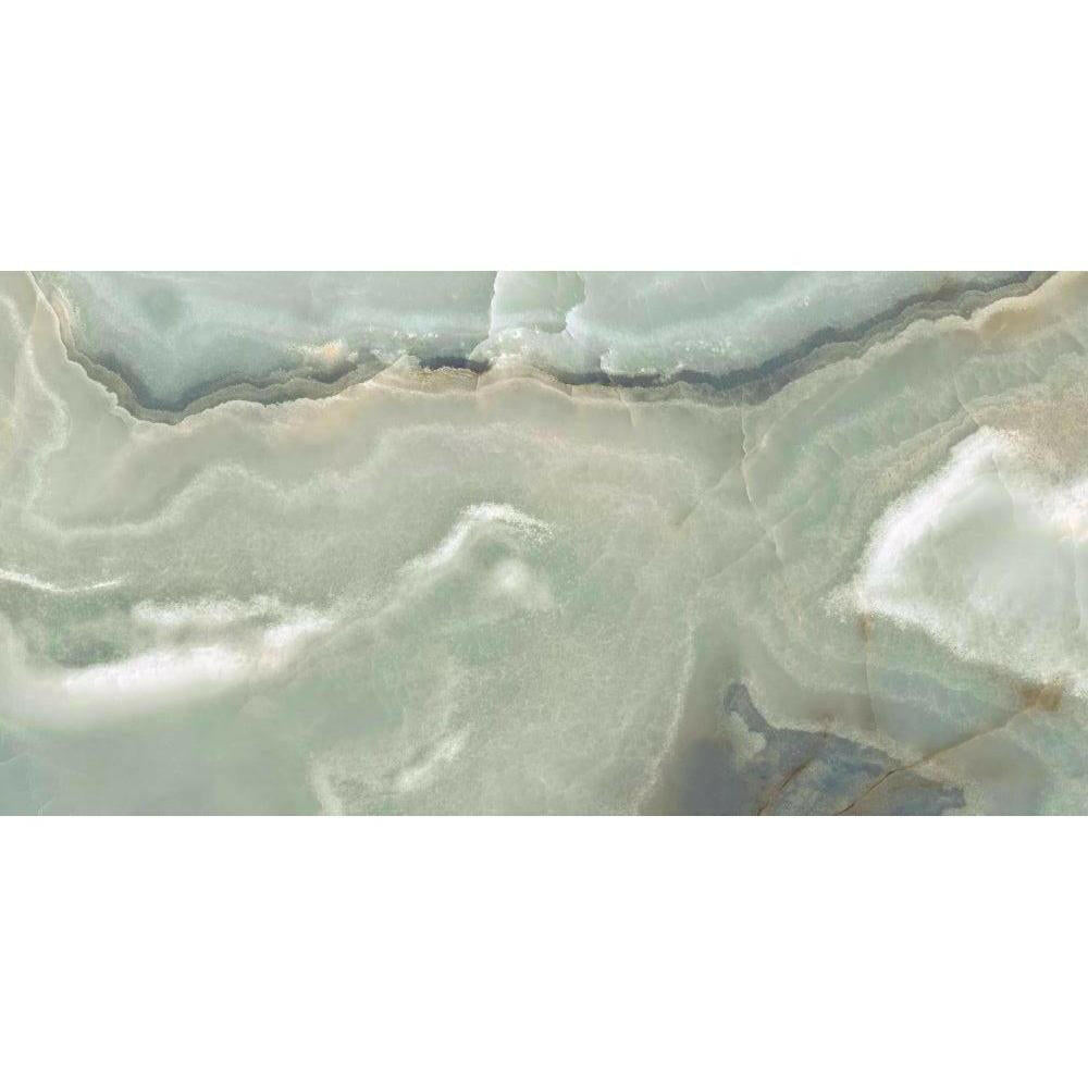 24x48 Maroona Jade Glossy Onyx Look Porcelain Tile 24x48 Maroona Jade Glossy Onyx Look Porcelain Tile - American Tile Depot