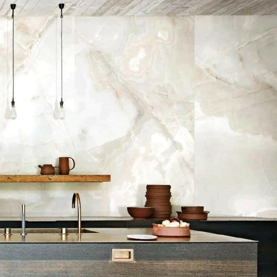 24x48 Maroona Perle Matte Onyx Look Porcelain Tile 24x48 Maroona Perle Matte Onyx Look Porcelain Tile - American Tile Depot