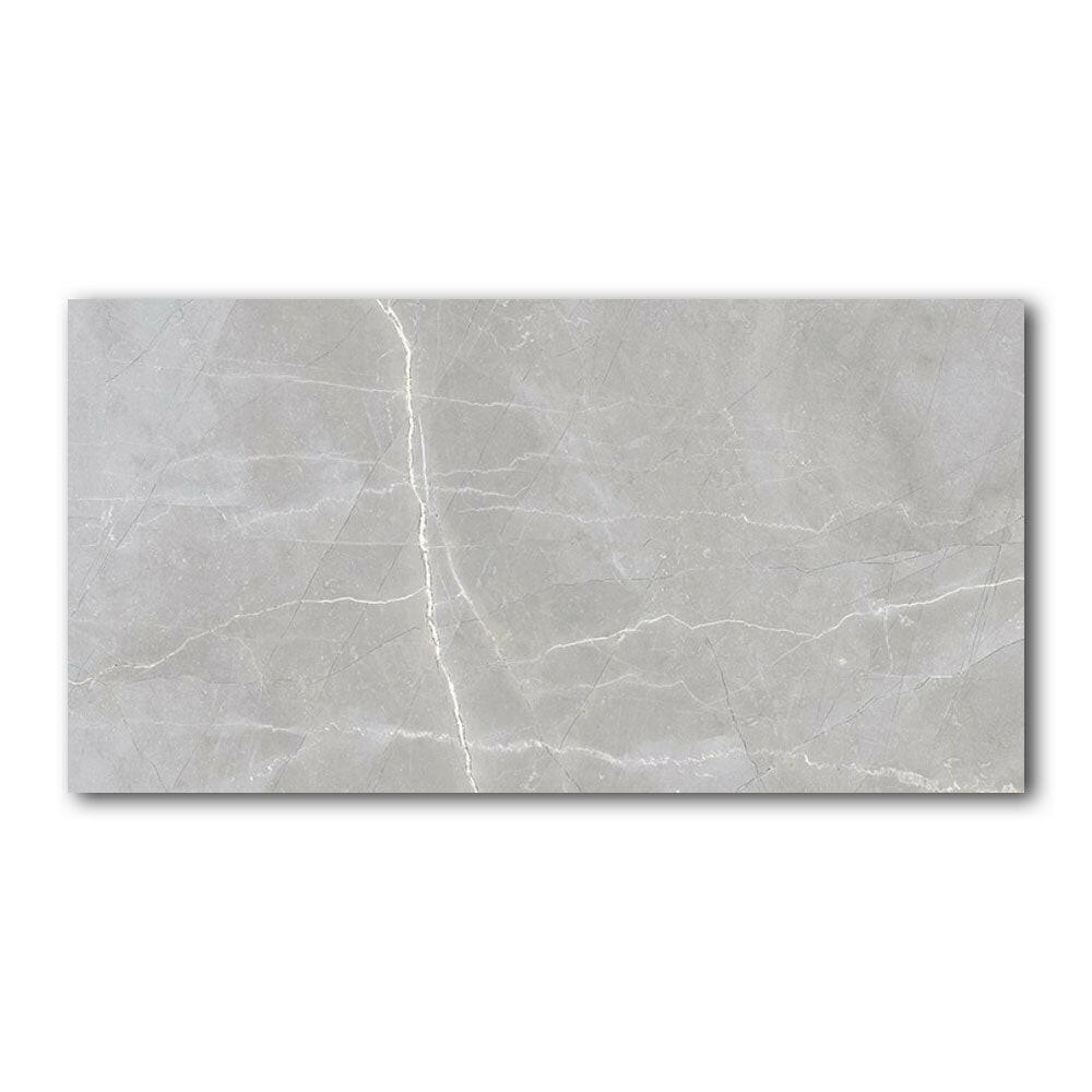 24x48 Marvexa Grey Matte Marble Look Porcelain Tile - American Tile Depot