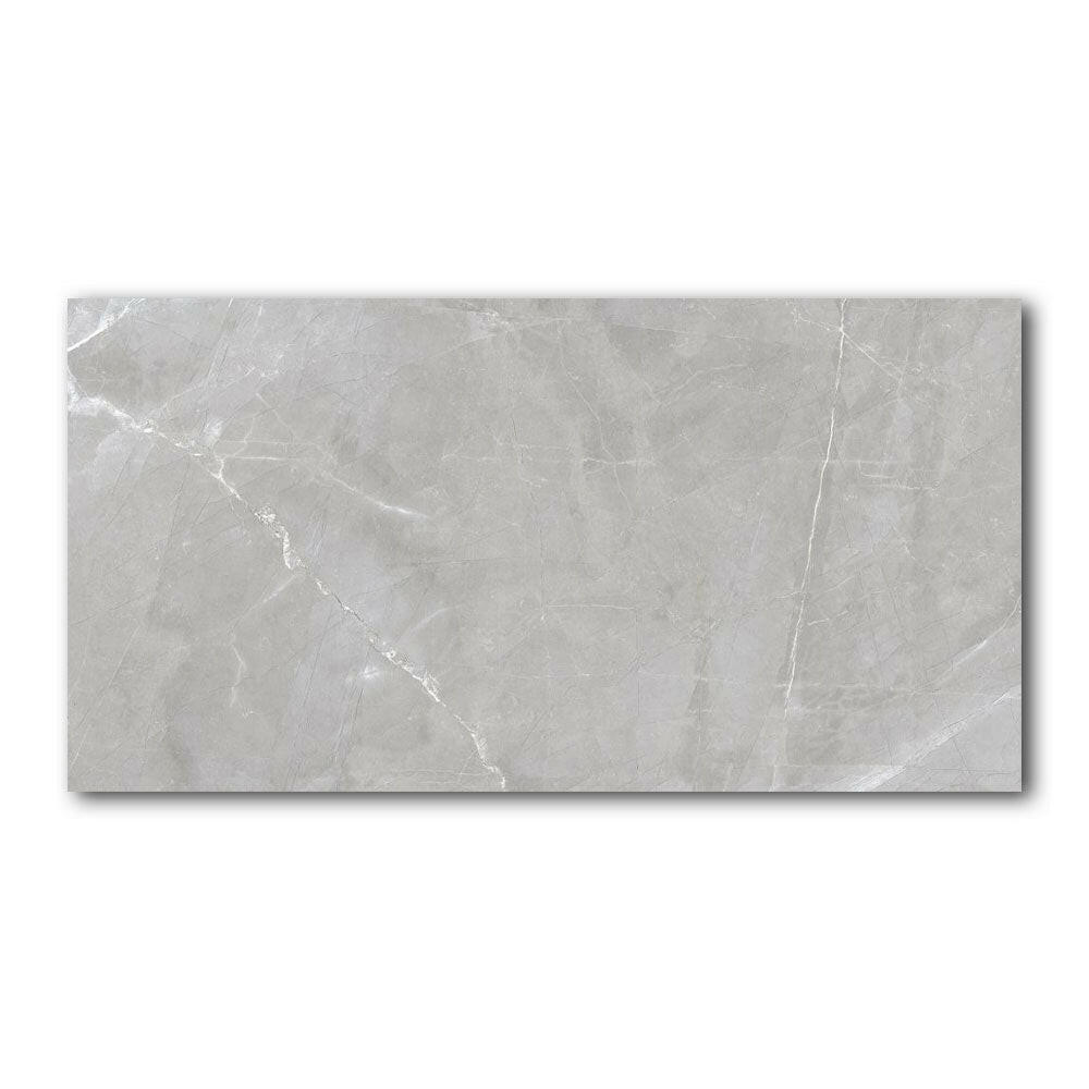 24x48 Marvexa Grey Matte Marble Look Porcelain Tile - American Tile Depot