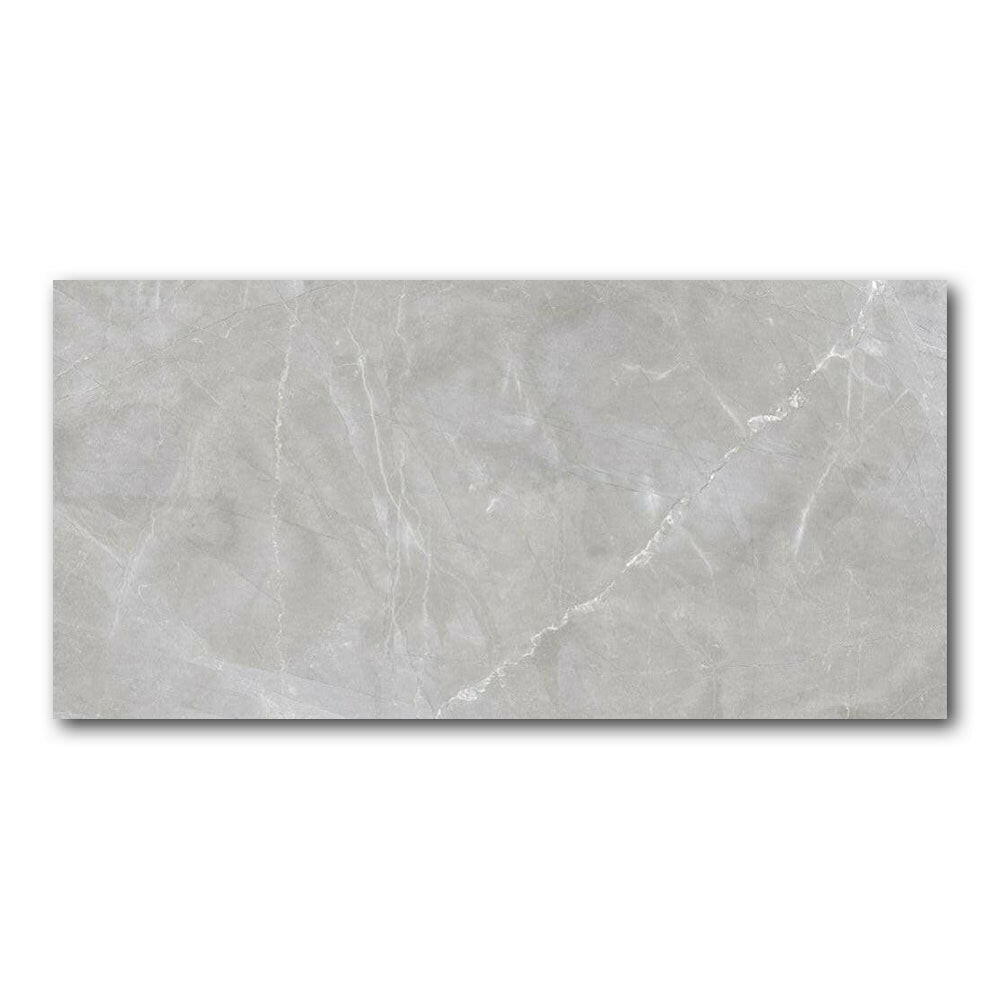24x48 Marvexa Grey Polished Marble Look Porcelain Tile 24x48 Marvexa Grey Polished Marble Look Porcelain Tile - American Tile Depot