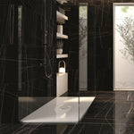 24x48 Montara Black Polished Marble Look Porcelain Tile 24x48 Montara Black Polished Marble Look Porcelain Tile - American Tile Depot