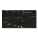 24x48 Montara Black Polished Marble Look Porcelain Tile 24x48 Montara Black Polished Marble Look Porcelain Tile - American Tile Depot