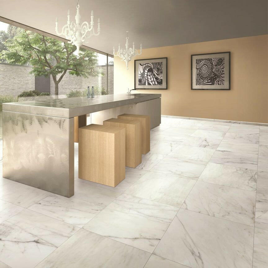 24x48 Morvane Naturale Matte Marble Look Porcelain Tile - American Tile Depot