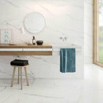 24x48 Naples White Polished Marble Look Porcelain Tile 24x48 Naples White Polished Marble Look Porcelain Tile - American Tile Depot