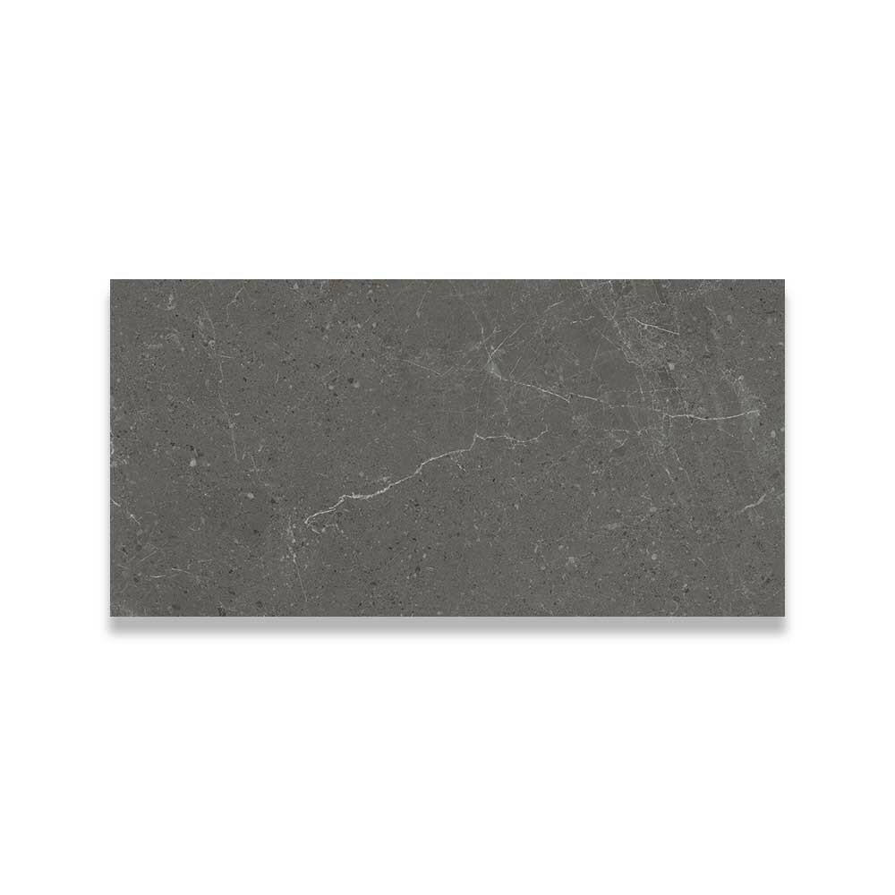 24x48 Nuvio Modena Coal Stone Look Matte Porcelain Tile 24x48 Nuvio Modena Coal Stone Look Matte Porcelain Tile - American Tile Depot