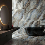 24x48 Obscura Ocean Polished Onyx Look Porcelain Tile 24x48 Obscura Ocean Polished Onyx Look Porcelain Tile - American Tile Depot