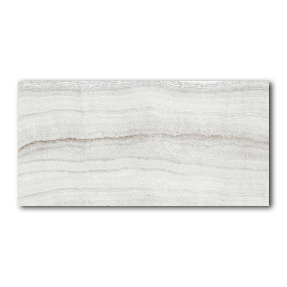24x48 Pathira Silver Levigato Glossy Onyx Look Porcelain Tile - American Tile Depot