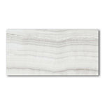 24x48 Pathira Silver Levigato Glossy Onyx Look Porcelain Tile - American Tile Depot