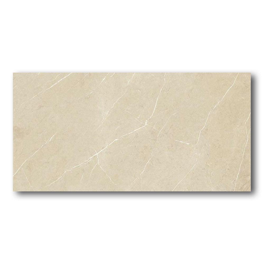 24x48 Pluvessa Cream Matte Marble Look Porcelain Tile 24x48 Pluvessa Cream Matte Marble Look Porcelain Tile - American Tile Depot