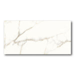 24x48 Prevara Calacatta White Lux Polished Marble Look Porcelain Tile 24x48 Prevara Calacatta White Lux Polished Marble Look Porcelain Tile - American Tile Depot