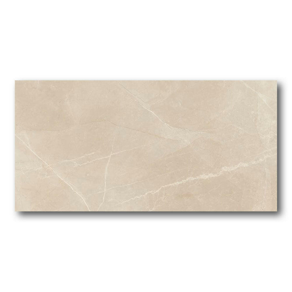 24x48 Prevara Moon Beige Lux Polished Marble Look Porcelain Tile 24x48 Prevara Moon Beige Lux Polished Marble Look Porcelain Tile - American Tile Depot