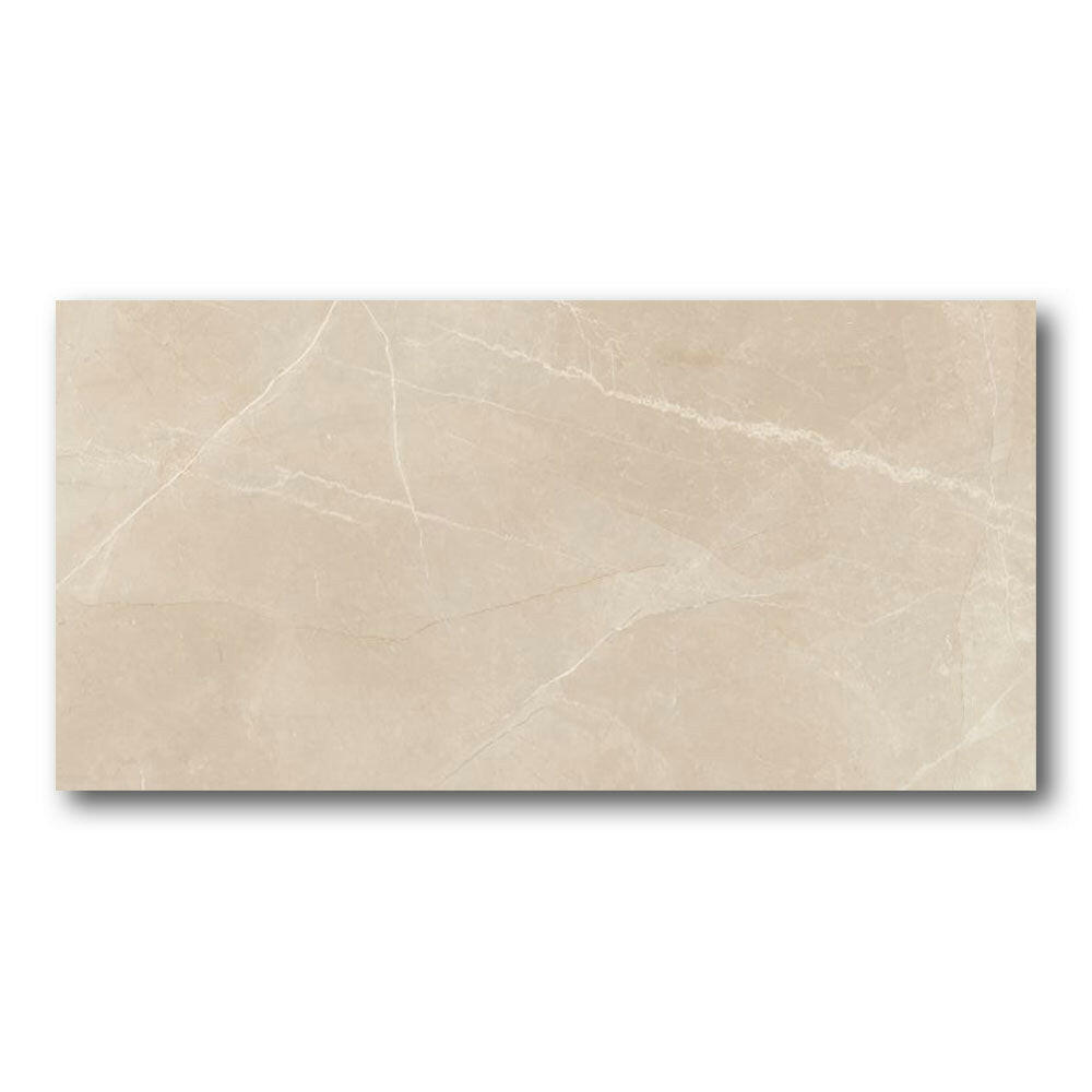 24x48 Prevara Moon Beige Lux Polished Marble Look Porcelain Tile 24x48 Prevara Moon Beige Lux Polished Marble Look Porcelain Tile - American Tile Depot
