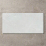 24x48 Puccini Blanco Matte Marble Look Porcelain Tile - American Tile Depot