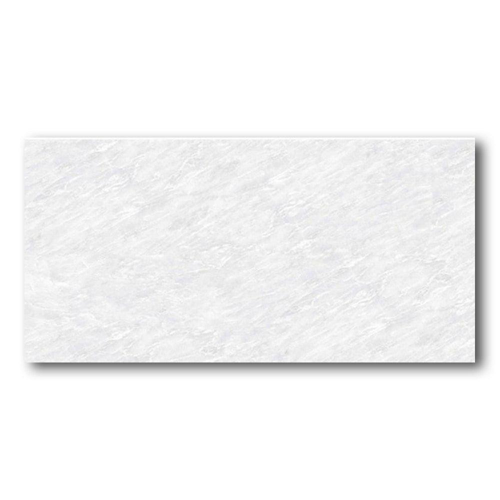 24x48 Pulvora Vivid White Polished Stone Look Porcelain Tile 24x48 Pulvora Vivid White Polished Stone Look Porcelain Tile - American Tile Depot