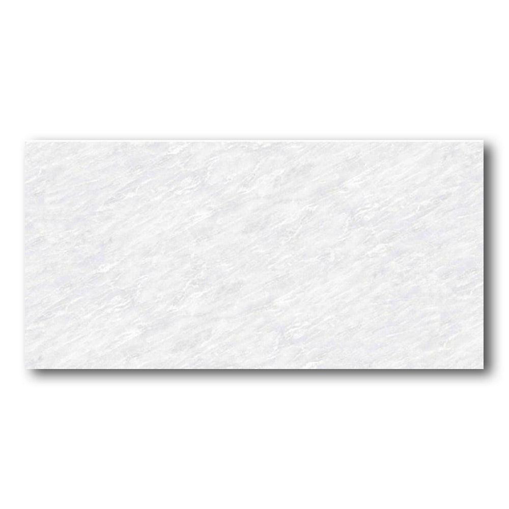 24x48 Pulvora Vivid White Polished Stone Look Porcelain Tile 24x48 Pulvora Vivid White Polished Stone Look Porcelain Tile - American Tile Depot