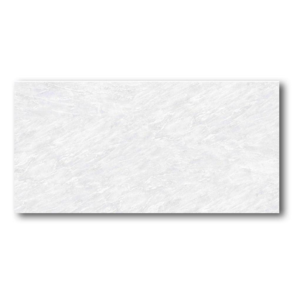 24x48 Pulvora Vivid White Polished Stone Look Porcelain Tile 24x48 Pulvora Vivid White Polished Stone Look Porcelain Tile - American Tile Depot