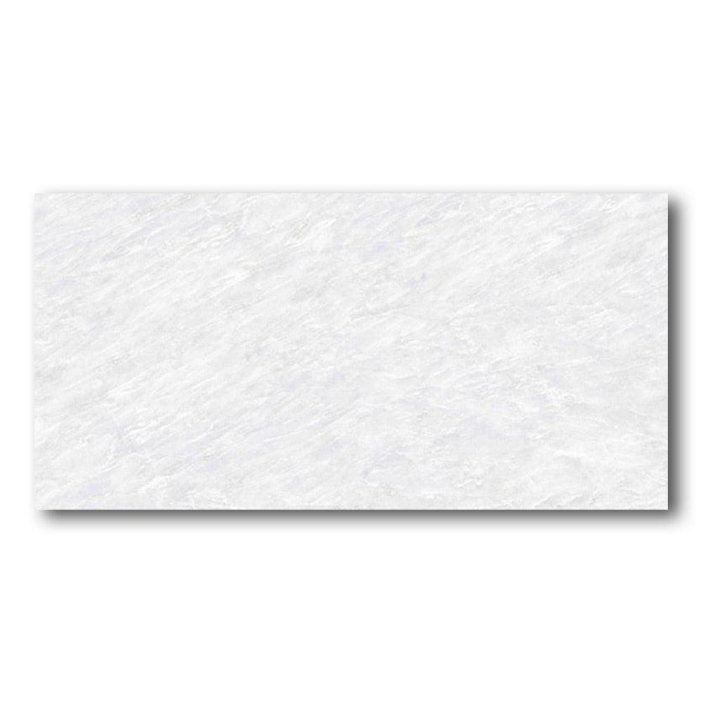 24x48 Pulvora Vivid White Polished Stone Look Porcelain Tile 24x48 Pulvora Vivid White Polished Stone Look Porcelain Tile - American Tile Depot
