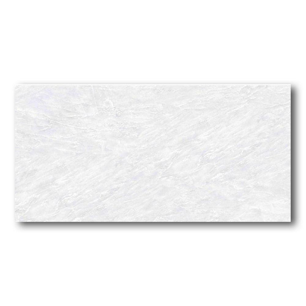 24x48 Pulvora Vivid White Polished Stone Look Porcelain Tile 24x48 Pulvora Vivid White Polished Stone Look Porcelain Tile - American Tile Depot