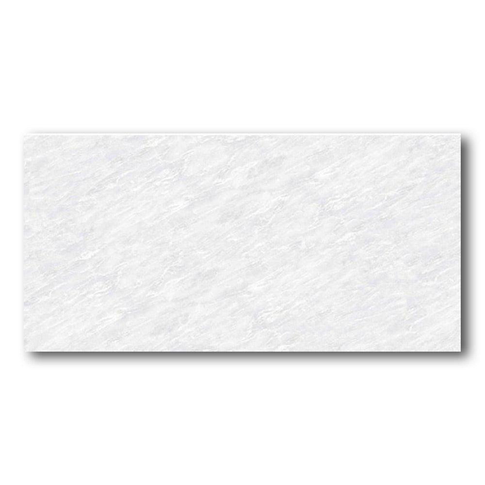 24x48 Pulvora Vivid White Polished Stone Look Porcelain Tile 24x48 Pulvora Vivid White Polished Stone Look Porcelain Tile - American Tile Depot