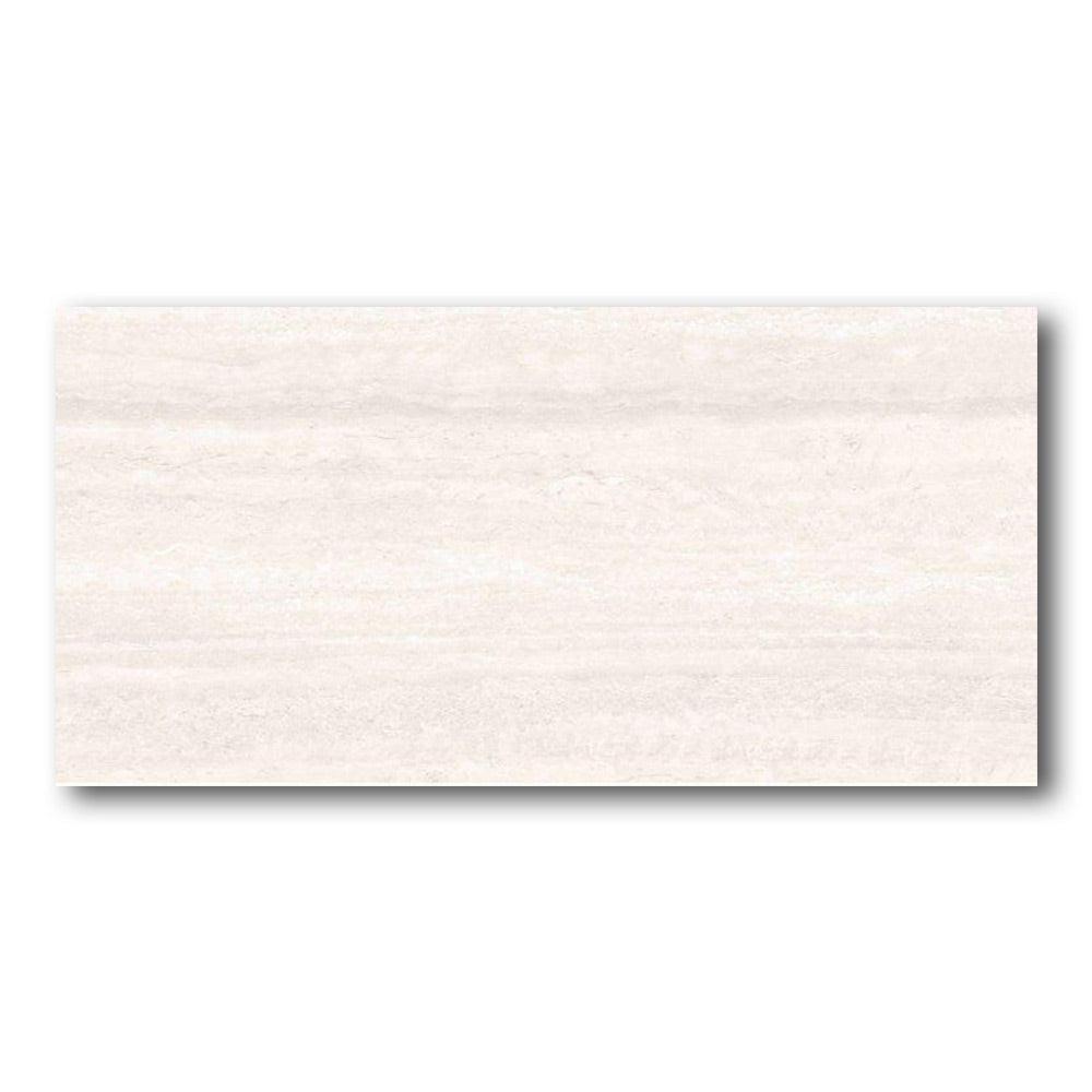 24x48 Pulvora White Matte Travertine Look Porcelain Tile 24x48 Pulvora White Matte Travertine Look Porcelain Tile - American Tile Depot