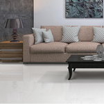 24x48 Pure White Polished Solid Color Porcelain Tile - American Tile Depot
