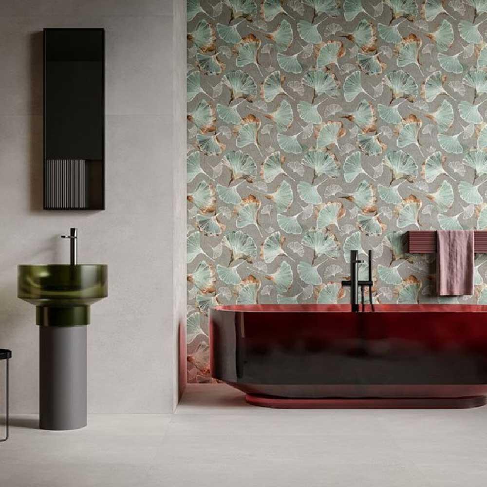 24x48 Solva Dandelion Matte Deco Tile Look Porcelain Tile 24x48 Solva Dandelion Matte Deco Tile Look Porcelain Tile - American Tile Depot