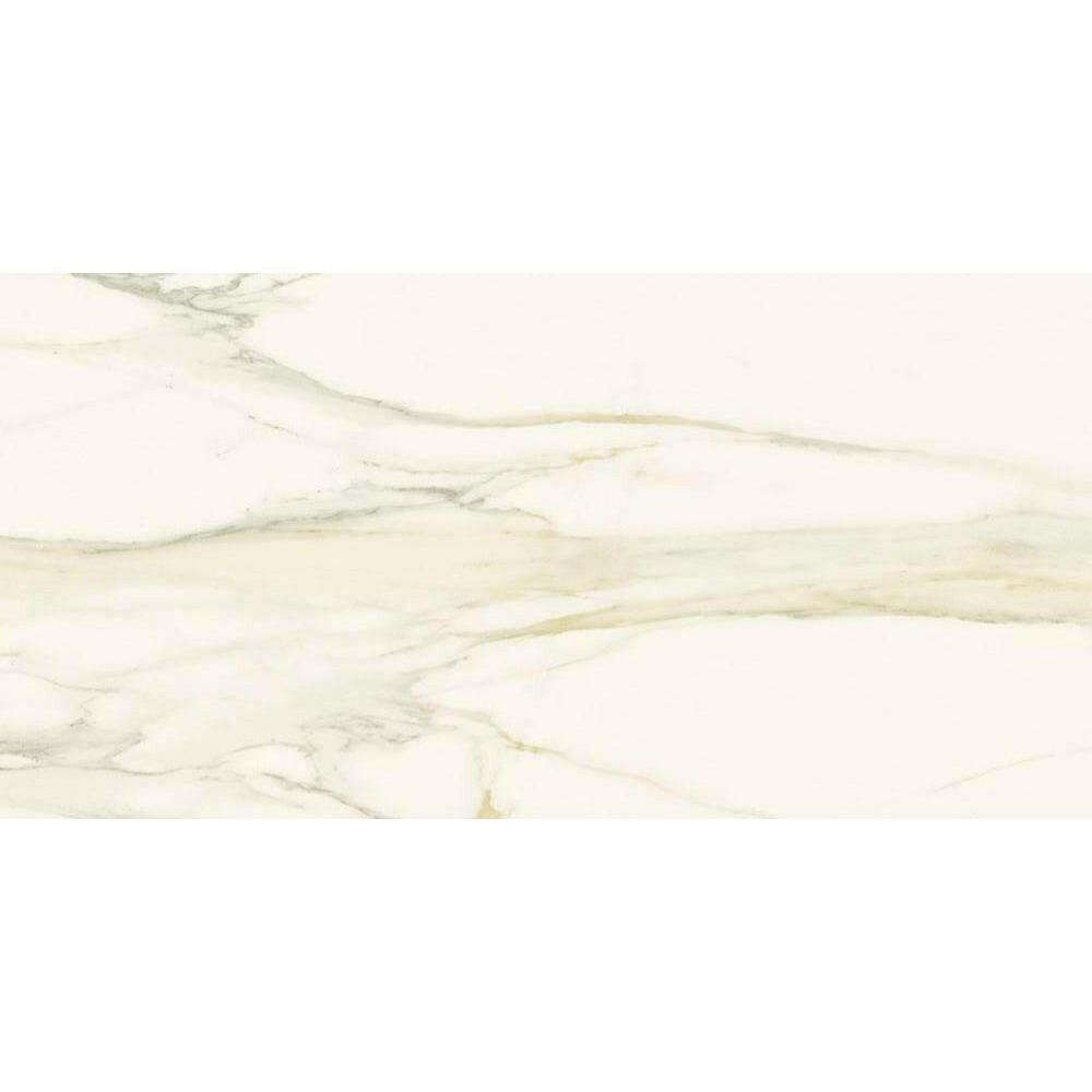 24x48 Solviera Calacatta Gold Glossy Marble Look Porcelain Tile 24x48 Solviera Calacatta Gold Glossy Marble Look Porcelain Tile - American Tile Depot