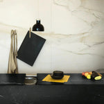 24x48 Solviera Calacatta Gold Glossy Marble Look Porcelain Tile 24x48 Solviera Calacatta Gold Glossy Marble Look Porcelain Tile - American Tile Depot