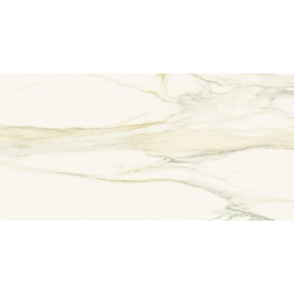 24x48 Solviera Calacatta Gold Glossy Marble Look Porcelain Tile 24x48 Solviera Calacatta Gold Glossy Marble Look Porcelain Tile - American Tile Depot
