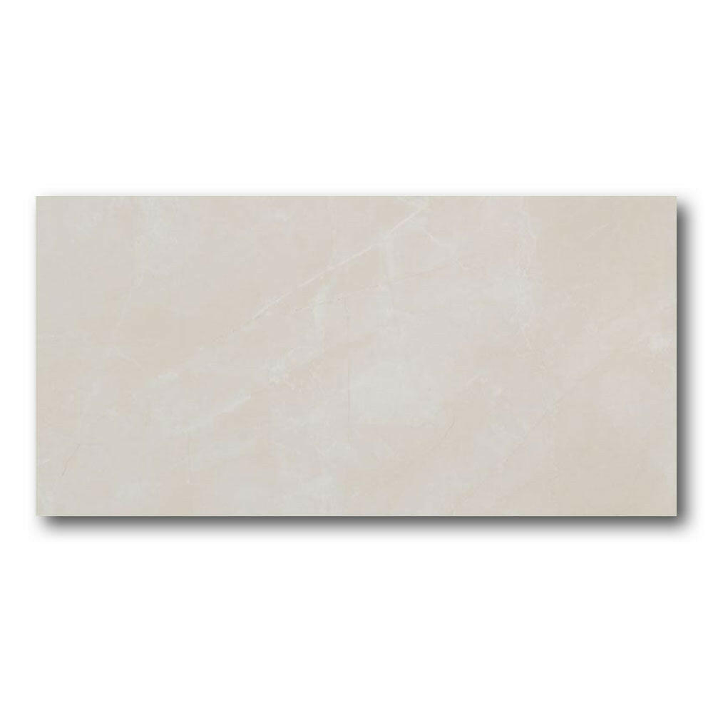 24x48 Solvira Crema Polished Marble Look Porcelain Tile 24x48 Solvira Crema Polished Marble Look Porcelain Tile - American Tile Depot