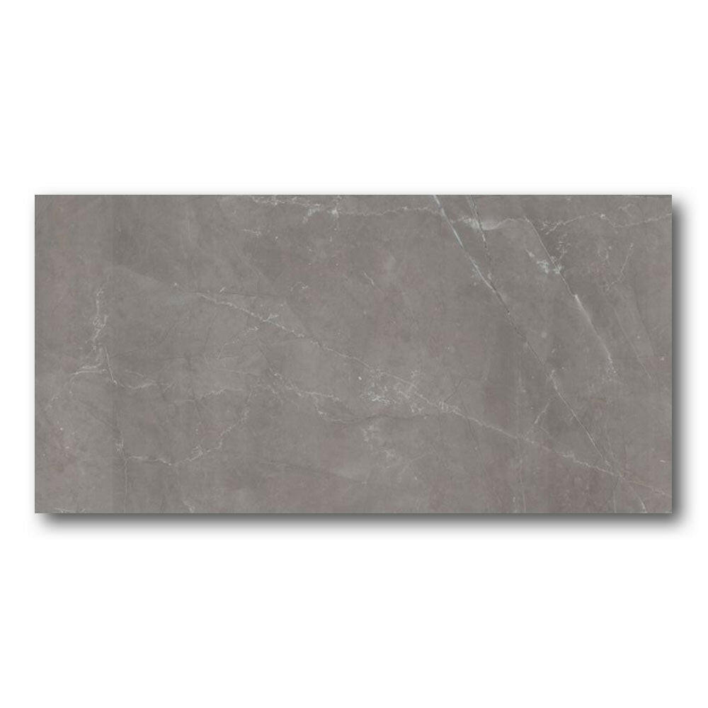 24x48 Solvira Gris Polished Marble Look Porcelain Tile 24x48 Solvira Gris Polished Marble Look Porcelain Tile - American Tile Depot