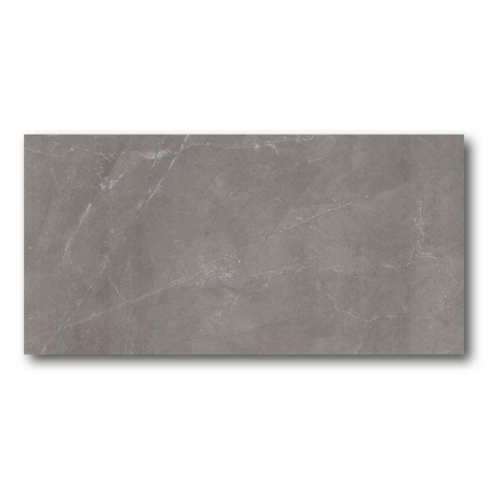 24x48 Solvira Gris Polished Marble Look Porcelain Tile 24x48 Solvira Gris Polished Marble Look Porcelain Tile - American Tile Depot