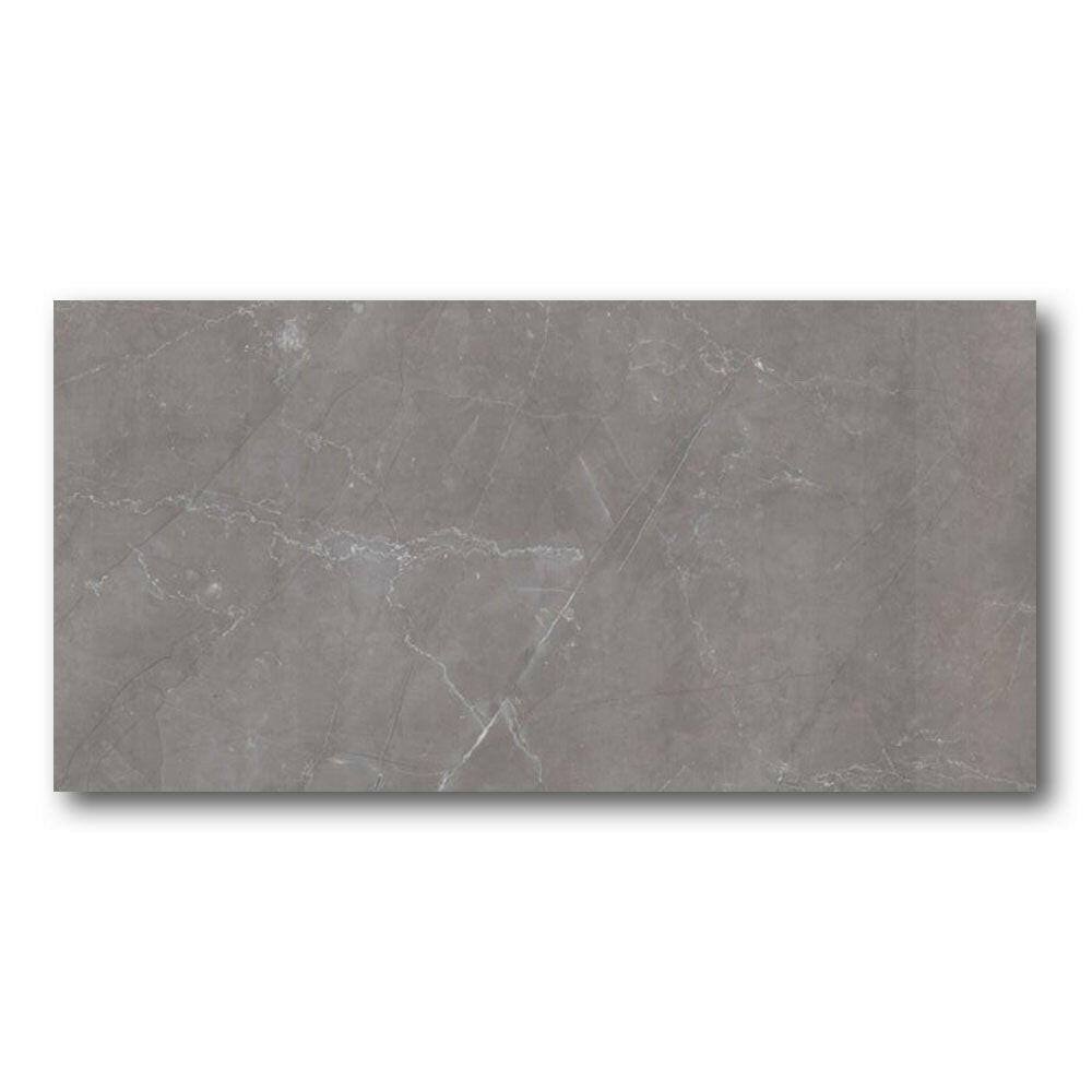 24x48 Solvira Gris Polished Marble Look Porcelain Tile 24x48 Solvira Gris Polished Marble Look Porcelain Tile - American Tile Depot