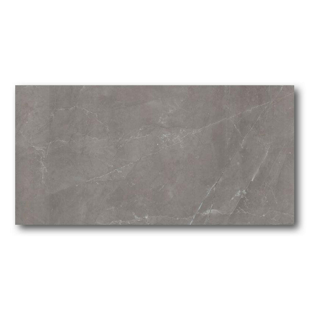24x48 Solvira Gris Polished Marble Look Porcelain Tile 24x48 Solvira Gris Polished Marble Look Porcelain Tile - American Tile Depot