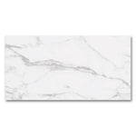 24x48 Statuario Blanco Marble Look Glossy Porcelain Tile 24x48 Statuario Blanco Marble Look Glossy Porcelain Tile - American Tile Depot