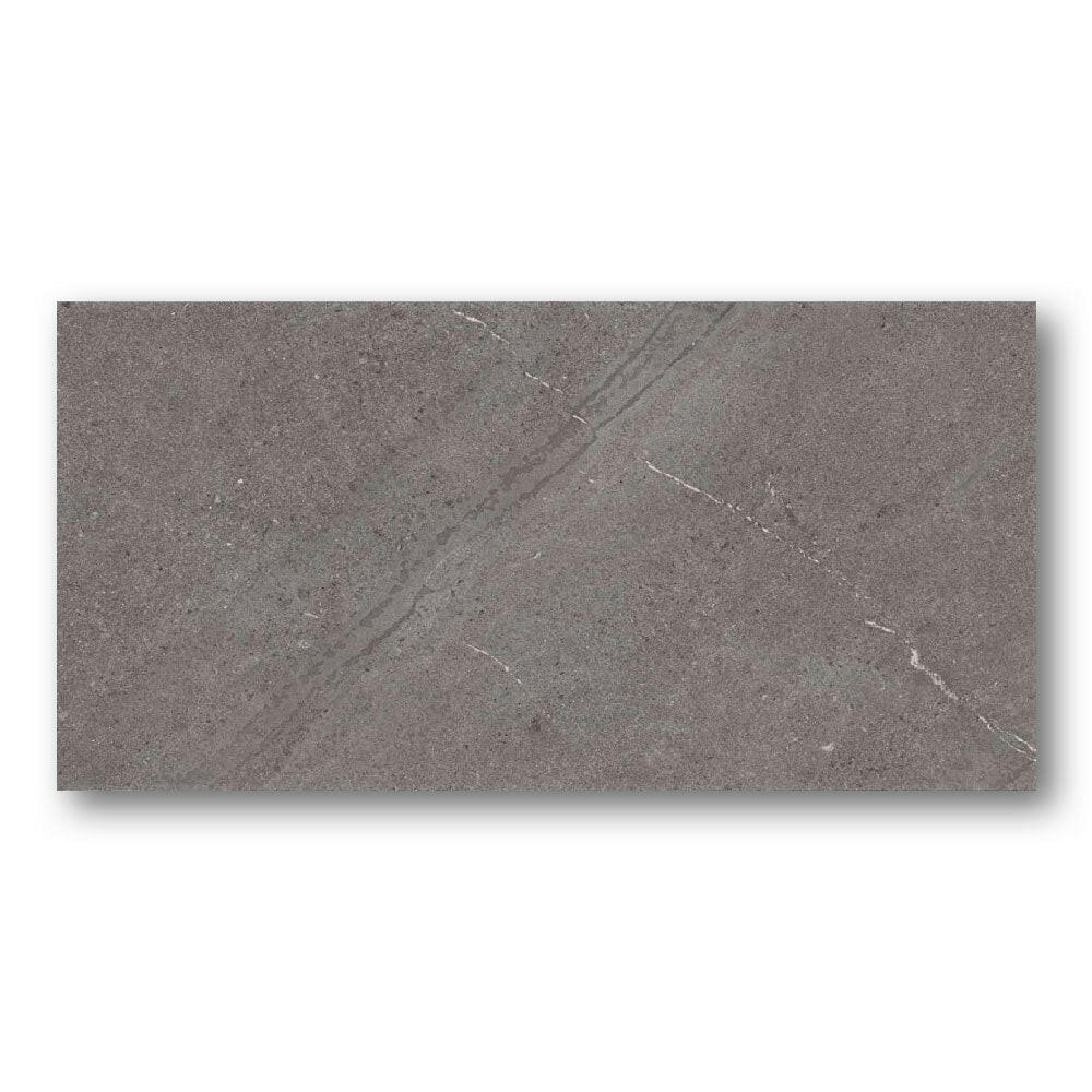 24x48 Sandrya Basalt Lappato Stone Look Polished Porcelain Tile