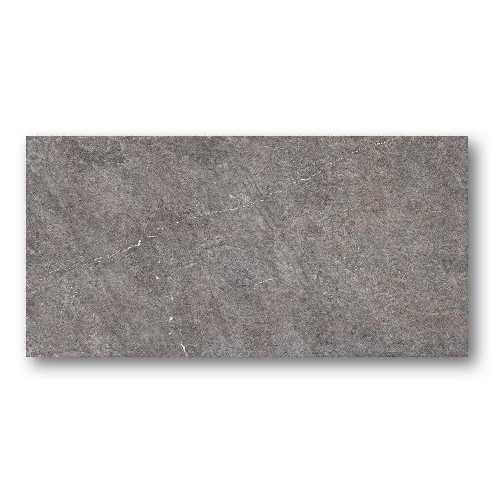 24x48 Sandrya Basalt Lappato Stone Look Polished Porcelain Tile